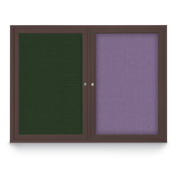 Corkboard, Buff /Bronze, 72" x 48"